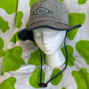 Gray Adults Bucket Hat with Strap